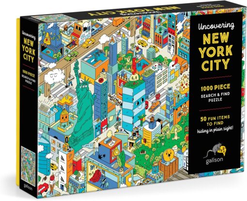 Fedezd fel New Yorkot! 1000 darabos böngésző puzzle Galison