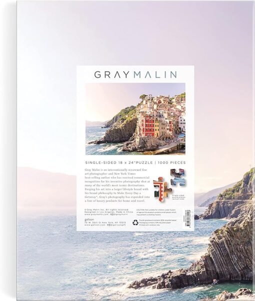 Gray Malin Cinque Terre 1000 db-os könyv dobozos puzzle Galison