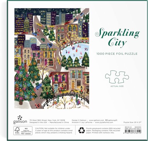 Joy Laforme Sparkling City 1000 db-os Puzzle Galison