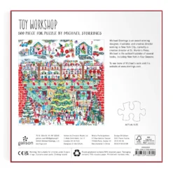 Michael Storrings Toy Workshop 500 darabos karácsonyi puzzle Galison