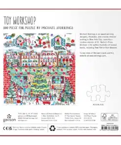 Michael Storrings Toy Workshop 500 darabos karácsonyi puzzle Galison