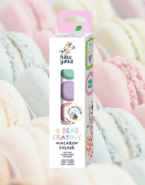 Marokkréta gyöngyök méhviaszos készlet 6 db-os, Macaron színek Haku Yoka