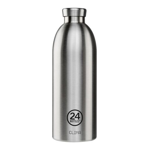 24BOTTLES Clima 850ml rozsdamentes acél termosz, STEEL