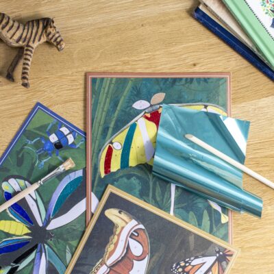 Moulin Roty - A világkörül - Kreatív szett - Fóliatechnika