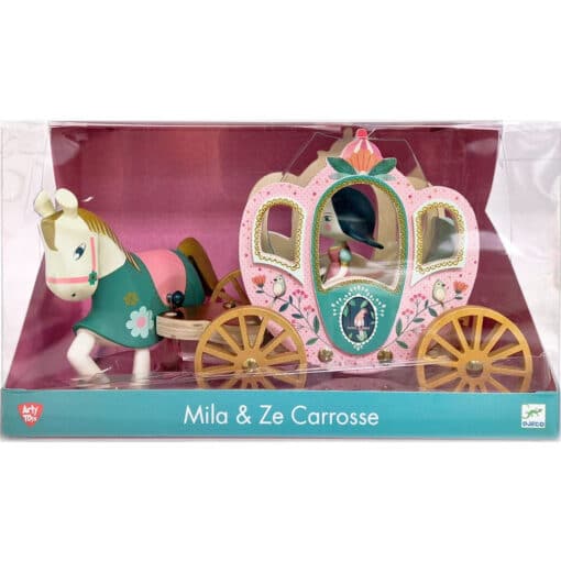 Djeco: Arty Toys Arty Toys - Mila hercegnő hintóval - Mila & Ze Carrosse