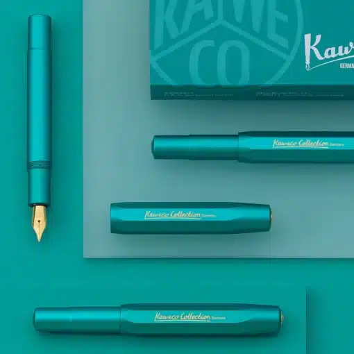 KAWECO COLLECTION töltőtoll, 0.7mm fine, Iguana Blue