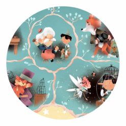 Djeco - Játékok Mese puzzle - Pinokkió, 54 db-os - Pinocchio