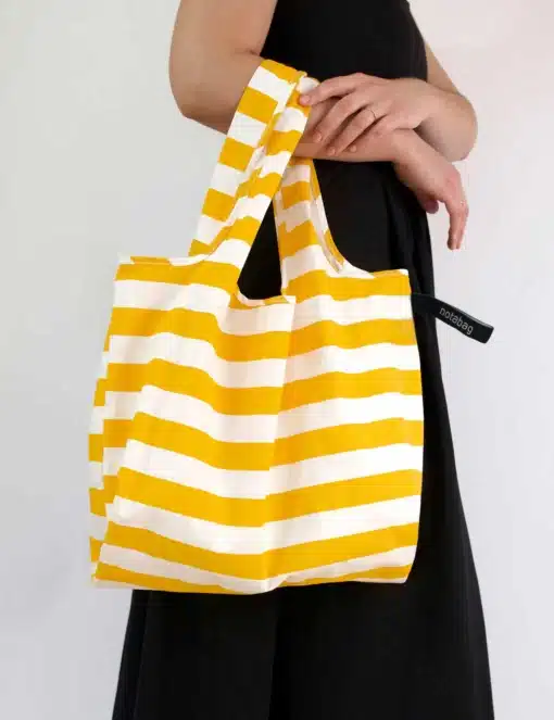 Notabag bevásárlótáska Tote - Golden Stripes