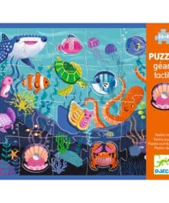 Djeco Óriás puzzle - Tengerlakók, 24+8 db-os - Taktilo sea