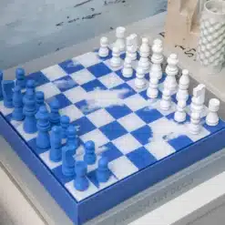 PRINTWORKS Classic sakk - Art of Chess, Clouds felhők prémium sakk