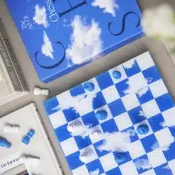 PRINTWORKS Classic sakk - Art of Chess, Clouds felhők prémium sakk