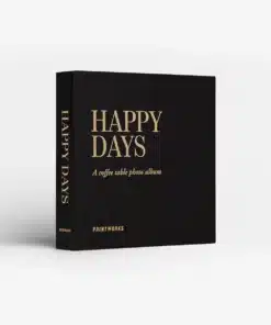 PRINTWORKS fotóalbum - Happy Days (S) fekete