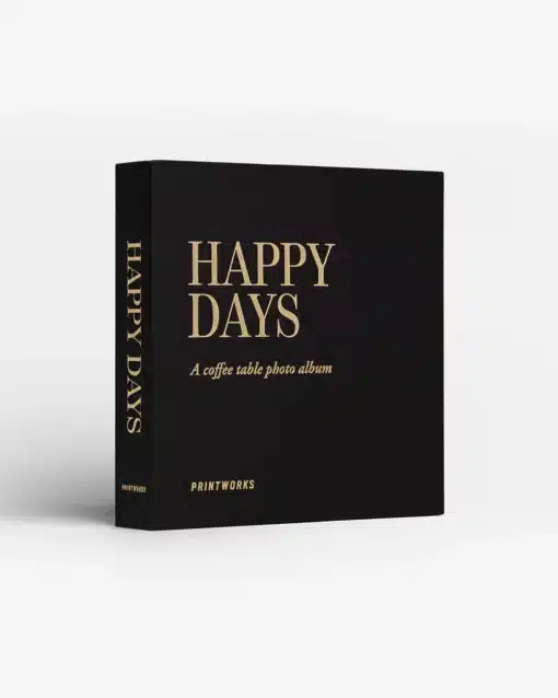 PRINTWORKS fotóalbum - Happy Days (S) fekete