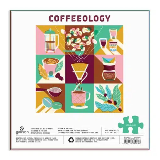 Coffeeology 500 db-os puzzle Galison