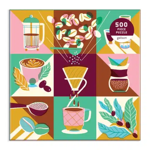 Coffeeology 500 db-os puzzle Galison