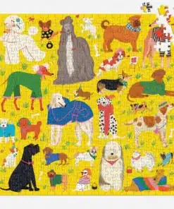 galison Fashionable Dogs 500 Piece Puzzle