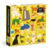 galison Fashionable Dogs 500 Piece Puzzle