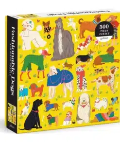 galison Fashionable Dogs 500 Piece Puzzle