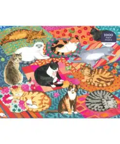 pihenő macskák Lounging Cats 1000 Piece Puzzle Galison,