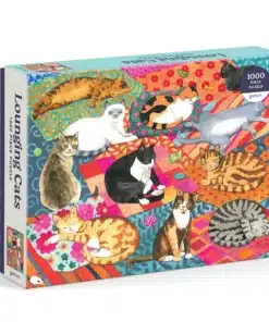 pihenő macskák Lounging Cats 1000 Piece Puzzle Galison,