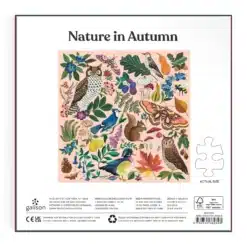 Galison Nature in Autumn puzzle doboza – őszi kirakós természetkedvelőkne