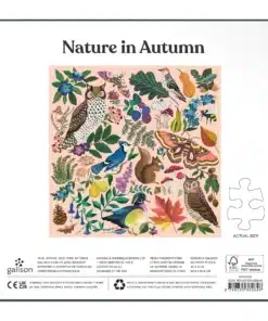 Galison Nature in Autumn puzzle doboza – őszi kirakós természetkedvelőkne