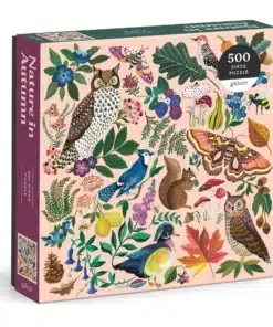 Galison Nature in Autumn puzzle 500 darabos – Christine De Carvalho illusztrációjával