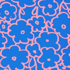 NUUNA Graphic pontozott lapos jegyzetfüzet - Flower Power