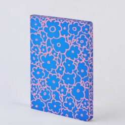 NUUNA Graphic pontozott lapos jegyzetfüzet - Flower Power