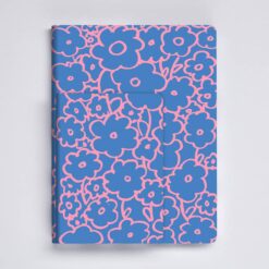 NUUNA Graphic pontozott lapos jegyzetfüzet - Flower Power