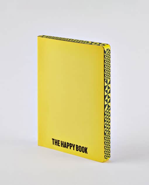 NUUNA Graphic L pontozott lapos jegyzetfüzet - The Happy Book, by Stefan Sagmeister