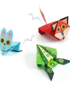 Djeco: Design by Origami - Ugró állatok - Jumping animals