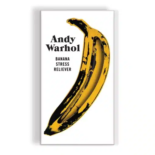 Andy Warhol Stresszoldó Banán – Design Stresszlabda