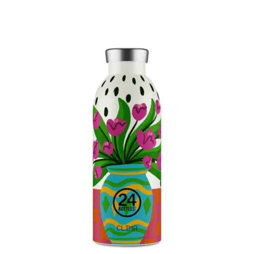 24BOTTLES Clima 500ml rozsdamentes acél termosz, Fiori Rosa