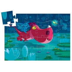 Djeco Formadobozos puzzle - Cuki sárkány, 24 db-os - Edmond the drago