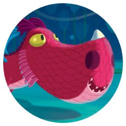 Djeco Formadobozos puzzle - Cuki sárkány, 24 db-os - Edmond the drago