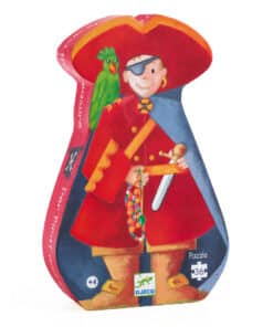 Djeco Formadobozos puzzle - Kalózok kincse, 36 db-os - The pirate and his treasure