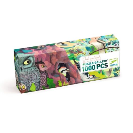 ElőzőKövetkező Djeco Művész puzzle - Baglyok és madarak, 1000 db-os - Owls and birds