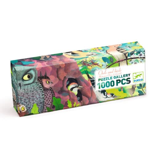 ElőzőKövetkező Djeco Művész puzzle - Baglyok és madarak, 1000 db-os - Owls and birds