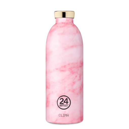 24BOTTLES Clima 850ml rozsdamentes acél termosz, Pink Marble