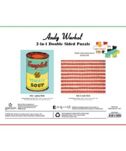 Galison puzzle - Andy Warhol Soup Can Kétoldalas 500 darabos Puzzle