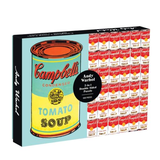 Galison puzzle - Andy Warhol Soup Can Kétoldalas 500 darabos Puzzle