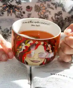 nagy méretű porcelán bögre Janis Joplin