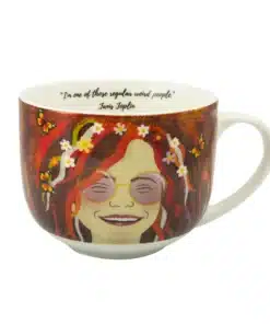 nagy méretű porcelán bögre Janis Joplin