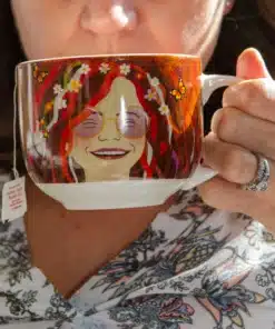 nagy méretű porcelán bögre Janis Joplin