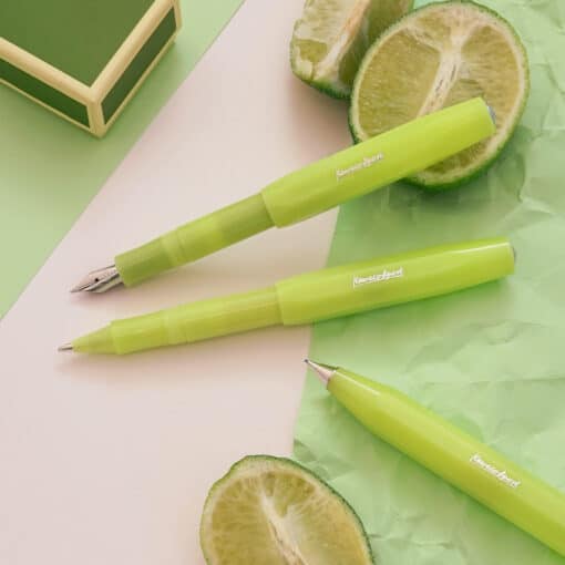 KAWECO FROSTED SPORT gél rollertoll, Lime 0.7mm fine