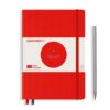 LEUCHTTURM1917 Bauhaus edition - A5 Medium pontozott lapos, red