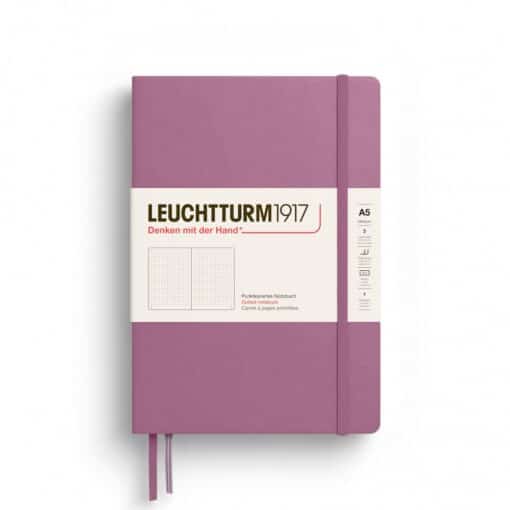 LEUCHTTURM1917 Medium A5 pontozott lapos NOTEBOOK, dusty rose