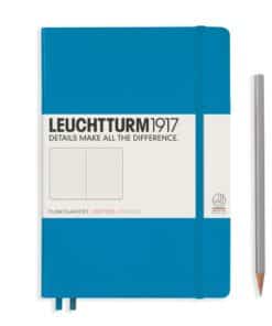 LEUCHTTURM1917 Medium A5 pontozott lapos NOTEBOOK, égszínkék