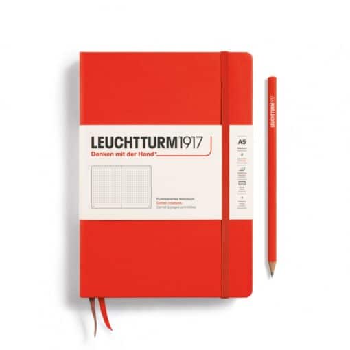 LEUCHTTURM1917 Medium A5 pontozott lapos NOTEBOOK, lobster